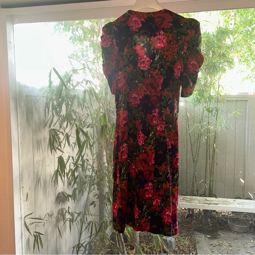 All That Jazz Red and Purple Floral Top